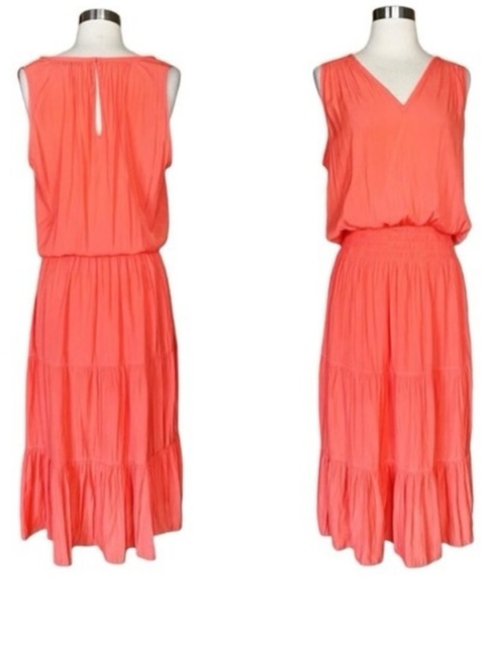 Ramy Brook - Edenn Midi Lined Tiered Dress